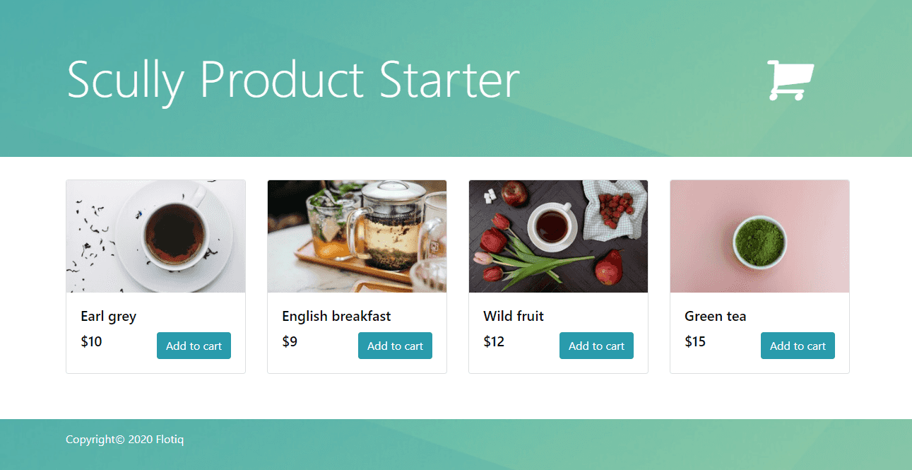 Announcing 5 new Angular Jamstack starters with Scully and Flotiq