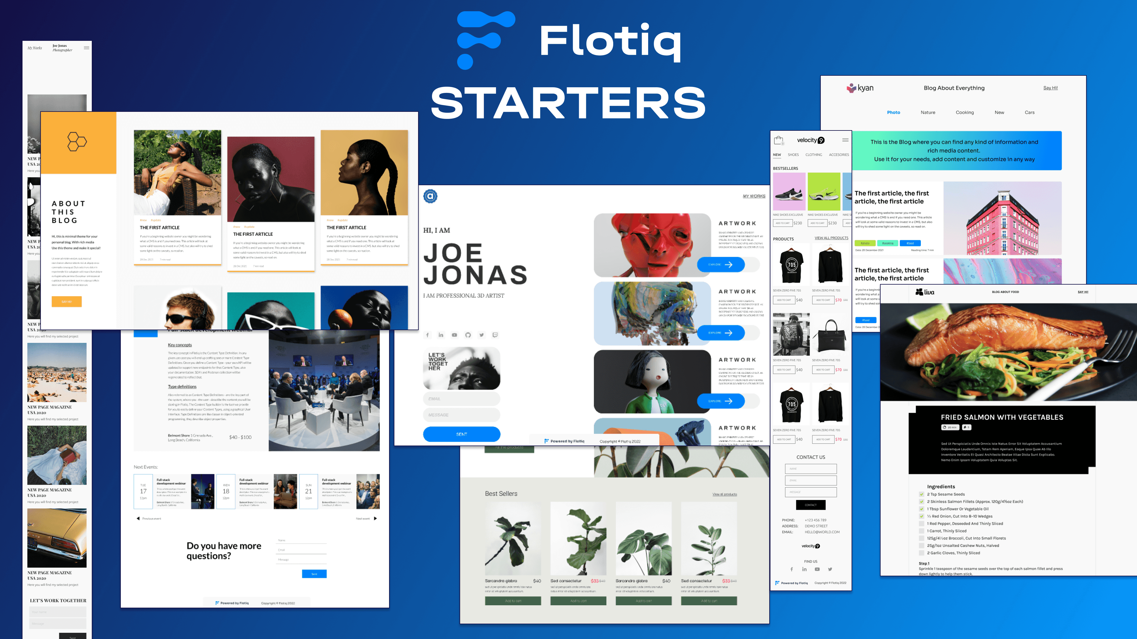 How to speed up your work process with Flotiq Starters