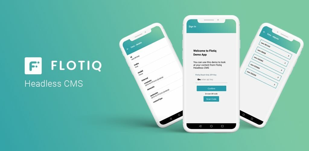 Flotiq Mobile Expo application